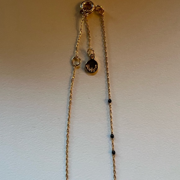 Gorjana Black/Gold plated Necklace - Picture 2 of 2